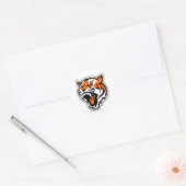 STICKER ROND ALLEZ LES TIGRES ! (Enveloppe)