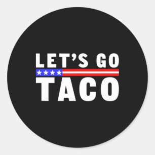 Sticker Rond Allez Taco5