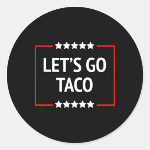 Sticker Rond Allez Taco 11