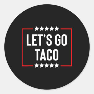 Sticker Rond Allez Taco 14