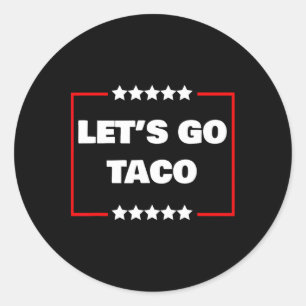Sticker Rond Allez Taco 17