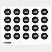 Sticker Rond Allez Taco 19 (Feuille)