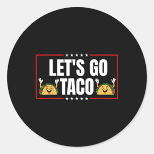 Sticker Rond Allez Taco 19