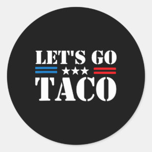 Sticker Rond Allez Taco 25