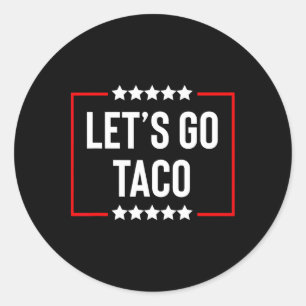 Sticker Rond Allez Taco 26