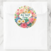 Sticker Rond Allez-y bientôt (Sac)