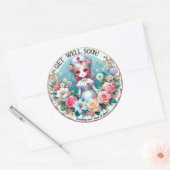 Sticker Rond Allez-y bientôt (Enveloppe)