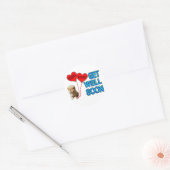 Sticker Rond Allez-y bientôt (Enveloppe)