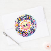 Sticker Rond Allez-y bientôt (Enveloppe)