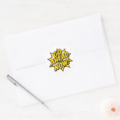 Sticker Rond Allez-y maintenant (Enveloppe)