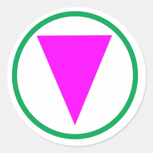 Sticker Rond allié LGBTQ. (Devant)