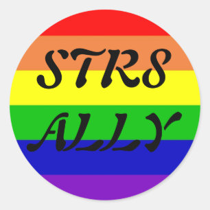 STICKER ROND ALLIÉ STR8