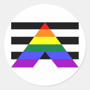 Sticker Rond Alliés droits