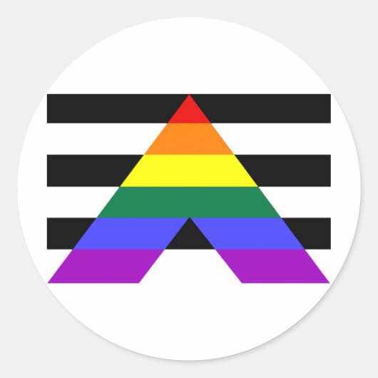 Sticker Rond Alliés droits (Devant)