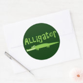 Sticker Rond Alligator (Enveloppe)