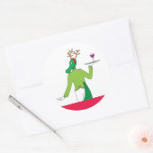 Sticker Rond Alligator Cheer (Enveloppe)