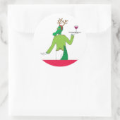 Sticker Rond Alligator Cheer (Sac)