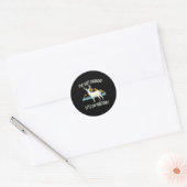 Sticker Rond Allons à la chasse (Enveloppe)