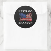 Sticker Rond Allons Brandon (Sac)
