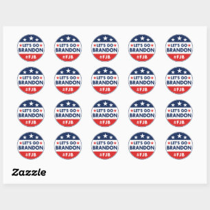 Sticker Rond Allons Brandon