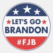 Sticker Rond Allons Brandon (Devant)