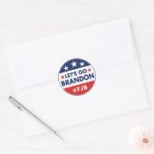 Sticker Rond Allons Brandon (Enveloppe)