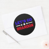 Sticker Rond Allons Brandon (Enveloppe)