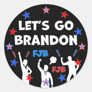 STICKER ROND ALLONS BRANDON.