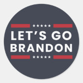 Sticker Rond Allons Brandon (Devant)