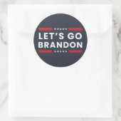 Sticker Rond Allons Brandon (Sac)