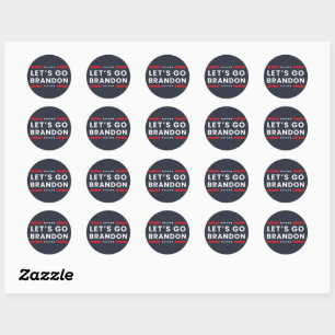 Sticker Rond Allons Brandon