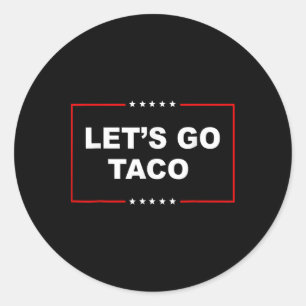 Sticker Rond Allons Taco Chemise Allons Taco 10