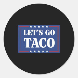 Sticker Rond Allons Taco Chemise Allons Taco 23