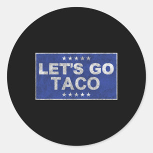 Sticker Rond Allons Taco Chemise Allons Taco 35