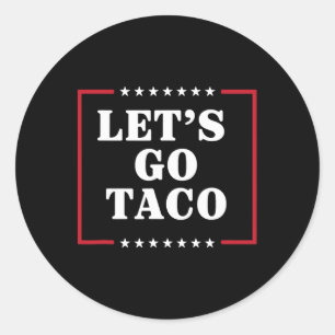 Sticker Rond Allons Taco Chemise Allons Taco 42