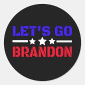 Sticker Rond Allons-y Brandon (Devant)