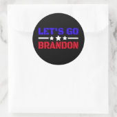 Sticker Rond Allons-y Brandon (Sac)