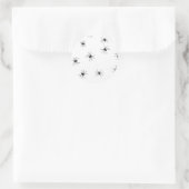 Sticker Rond Allover Araignées Halloween (Sac)