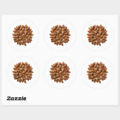 Sticker Rond Almonds (Feuille)