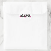 Sticker Rond Aloha (Sac)
