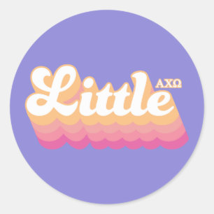 Sticker Rond Alpha Chi Omega Petite