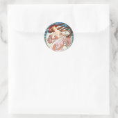 Sticker Rond Alphonse Mucha Dance (Sac)