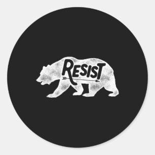 Sticker Rond Alt Us National Park Reste Service T Shirt Bear V