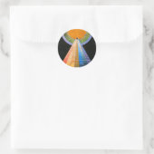 Sticker Rond Altarpiece Hilma Af Klint No 1 (Sac)
