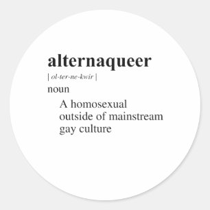 STICKER ROND ALTERNEGAY