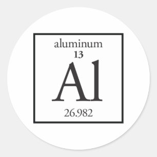 Sticker Rond Aluminium
