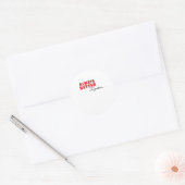 Sticker Rond Always Better Together Minimal Aesthetic  (Enveloppe)