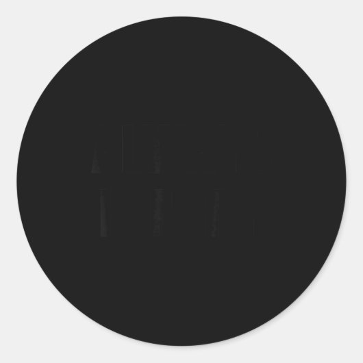 Sticker Rond Always Hungry - Pular Funny Quote (Devant)