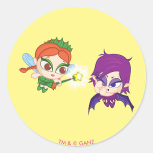 Sticker Rond Alyssa Contre Nafaria