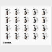 Sticker Rond Am Wild Animal (Feuille)